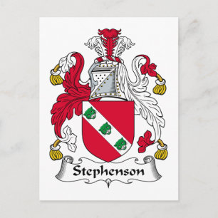 Stephenson Family Crest Postcard