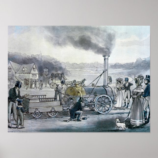 Stephenson's 'Northumbrian' Poster (Front)