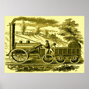 Stephenson's Rocket. Poster