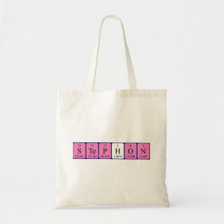 Stephon periodic table name tote bag