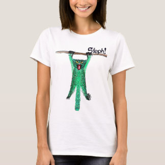 Steph's Green Cat Branch Hang Out T-Shirt