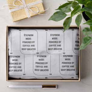 Stepmom Bonus Mum Gift Wrap Funny Mother's Day Tissue Paper