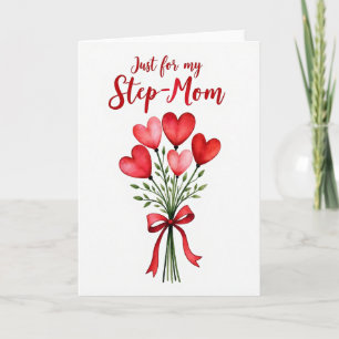 Stepmom Floral Watercolor Card