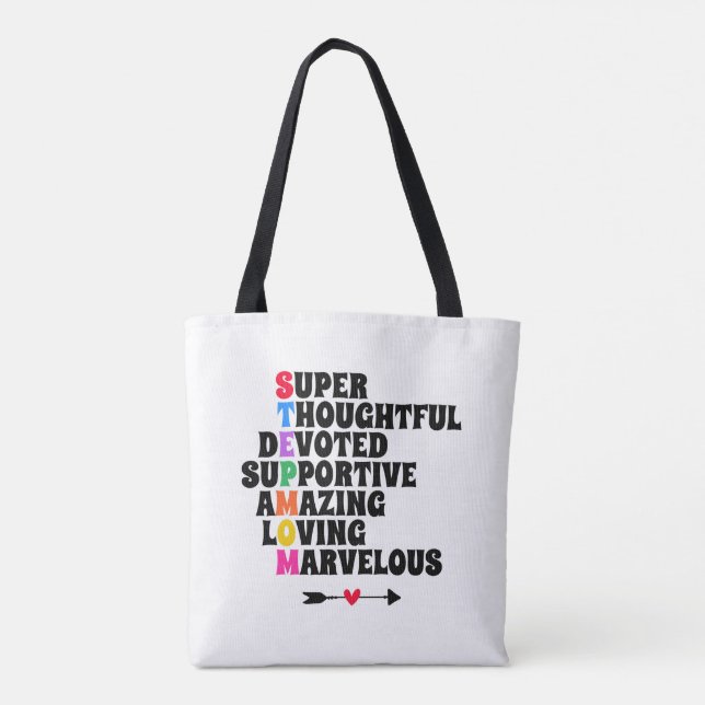 Stepmom Gift Step Mother StepMother Tote Bag (Back)