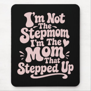 Stepmom Gift The Mum That Stepped Up Retro Mouse Mat