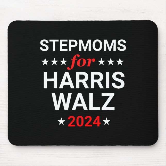 Stepmoms For Kamala Harris Wheimer  Mouse Mat (Front)