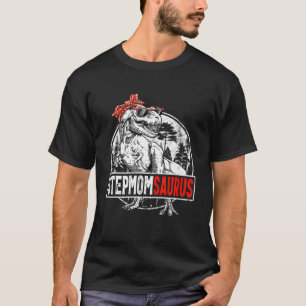Stepmomsaurus T Rex Dinosaurs Bandanna Saurus Fami T-Shirt