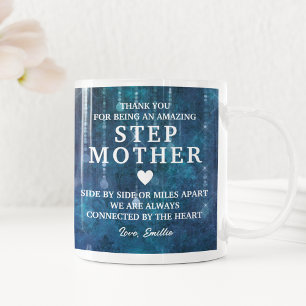 Stepmother Thank You Heartfelt Message Personalise Coffee Mug
