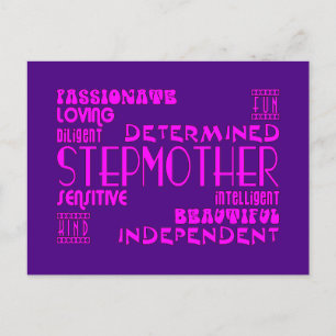 Stepmothers Stepmoms Birthday Parties : Qualities Postcard