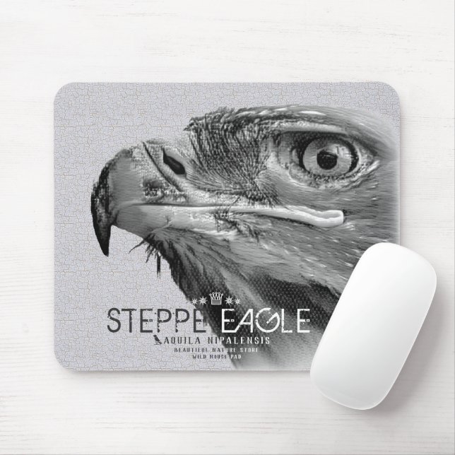 Steppe Eagle Mouse Mat (With Mouse)