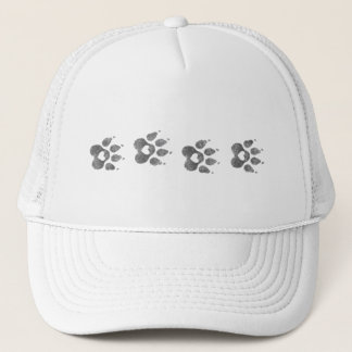 Stepped Into My Heart | Dogs Paw Prints Dog Mama Trucker Hat