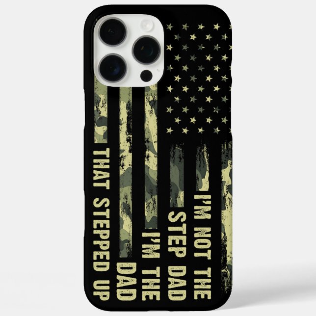 Stepped up Dad Case-Mate iPhone Case (Back)