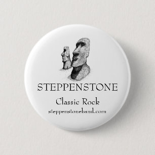 Steppenstone Moai Button