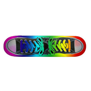 Steppin in a Rainbow 2 Skateboard