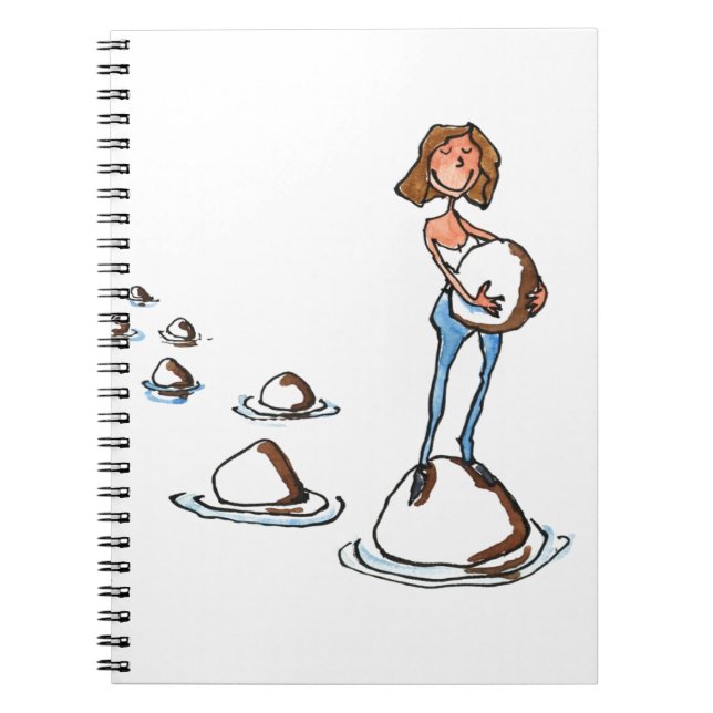 Stepping Forward Notebook (Front)