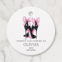 Stepping into 60 Pink 60th Thank You 