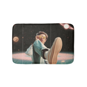 Stepping Into Another Orbit Bath Mat