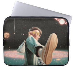 Stepping Into Another Orbit Laptop Sleeve