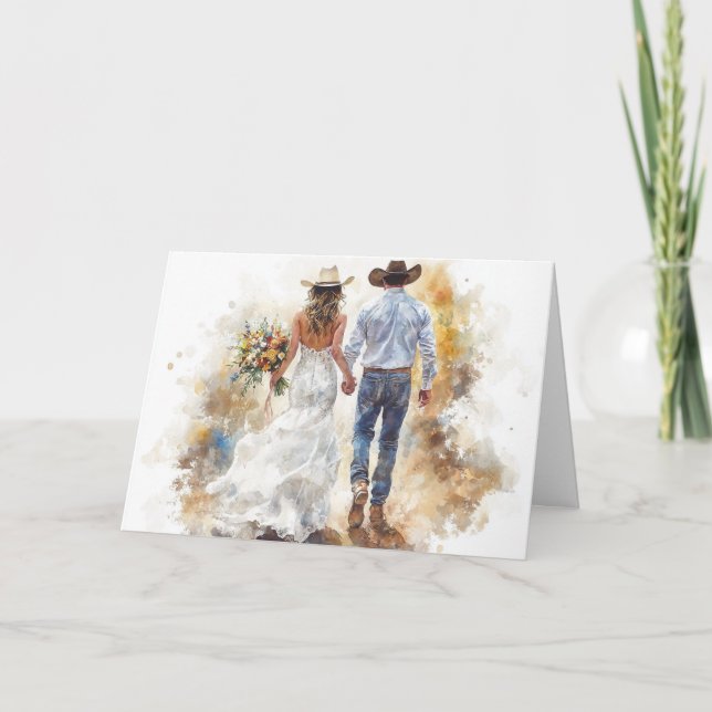 Stepping into Love and Adventure Card (Front)