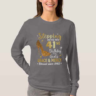 Stepping into my 41st birthday with God's Grace T-Shirt