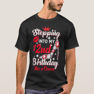 Stepping Into My 42nd Birthday Like a Queen T-Shirt