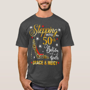 Stepping into my 50th birthday with God grace Merc T-Shirt