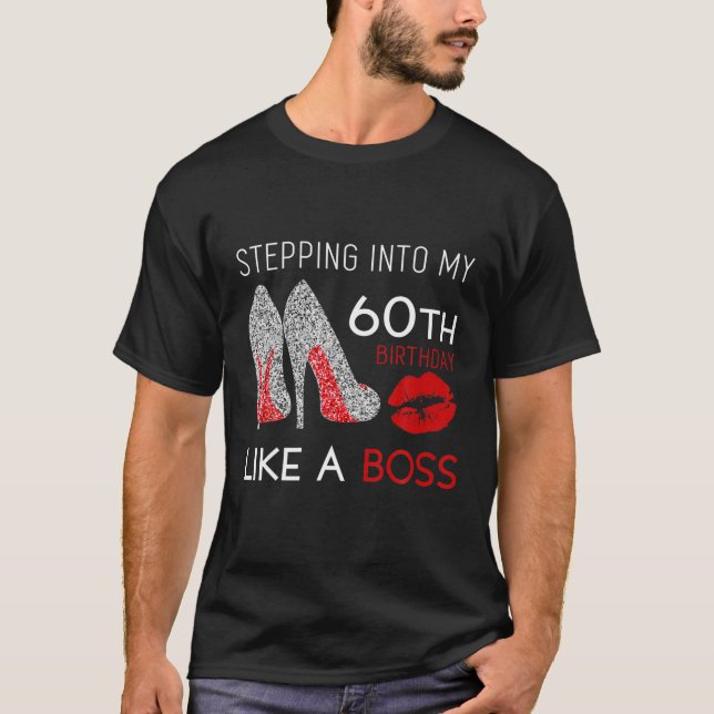 Stepping Into My 60Th Chapter 60 Birthday Womens G T-Shirt (Front)