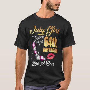 Stepping Into My 64th Birthday Like A Boss For 64 T-Shirt