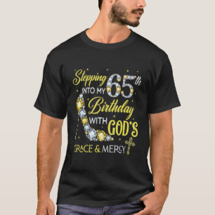 Stepping Into My 65th Birthday  For Ladies Women T-Shirt
