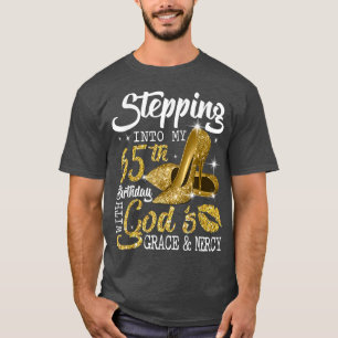 Stepping Into My 65th Birthday With God's Graces M T-Shirt
