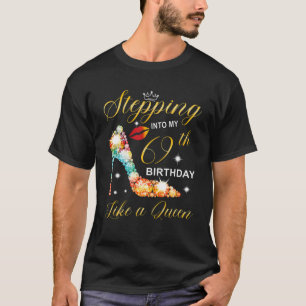 Stepping Into My 69Th Birthday Like A Boss T-Shirt