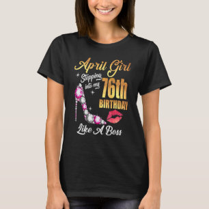 Stepping Into My 76th Birthday Like A Boss For 76  T-Shirt