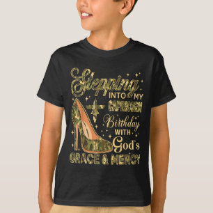Stepping Into My Capricorn Birthday With Gods Grac T-Shirt