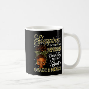 Stepping Into My September Birthday Black Women Ch Coffee Mug