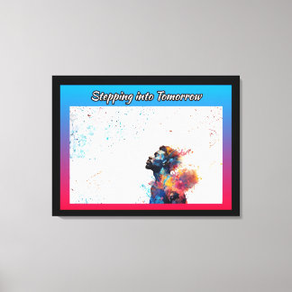 Stepping into Tomorrow Canvas Print