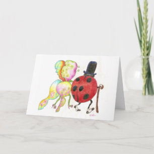 stepping out bugs on party invitation - Customised