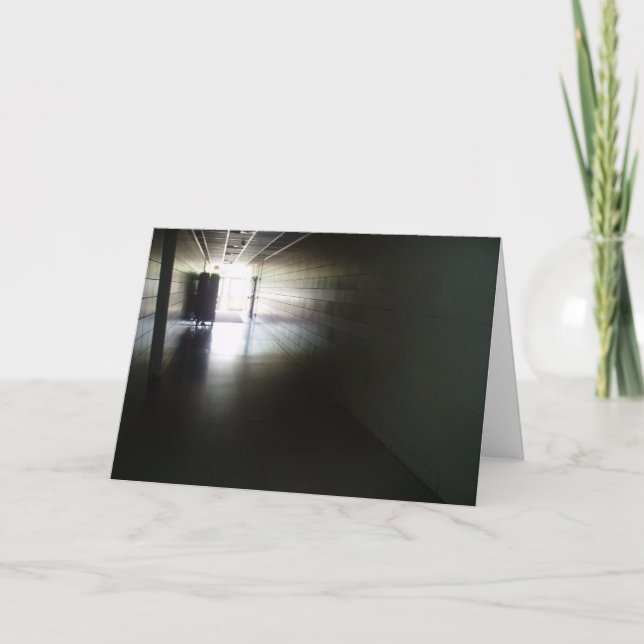 "Stepping Out of Darkness" Get Well Card (Front)