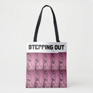 STEPPING OUT TOTE BAG