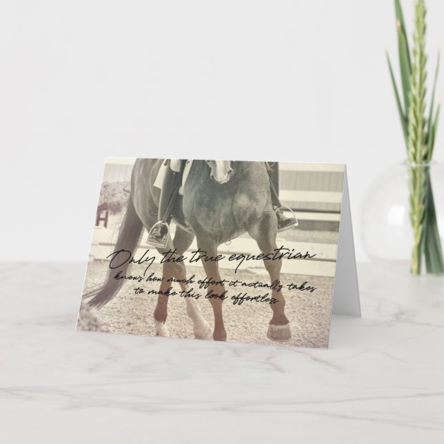 STEPPING UNDER Greeting Card (Front)