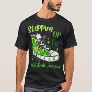 Stepping Up For Mental Health Awareness Shoes 6364 T-Shirt