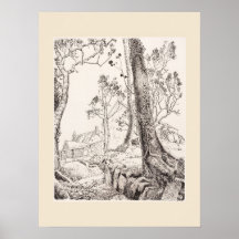 Steps Cornwall Print, Eleanor M Hughes Re-Strike P