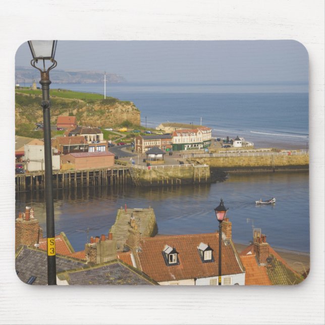 Steps leading down to the harbour, Whitby, North Mouse Mat (Front)
