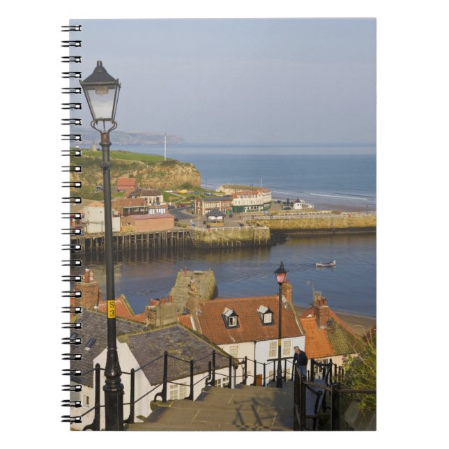 Steps leading down to the harbour, Whitby, North Notebook (Front)