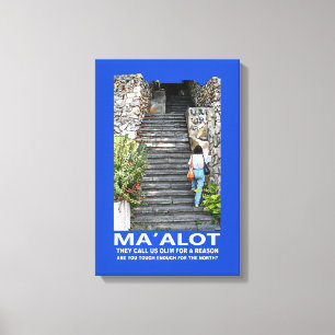 Steps Of Ma'alot Canvas Print