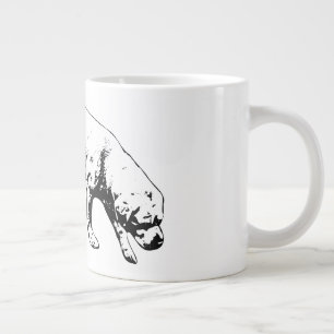 Steps of Quiet Determination Large Coffee Mug