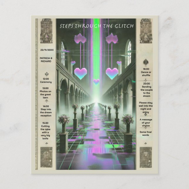 Steps Through the Glitch Weirdcore Wedding (Front)