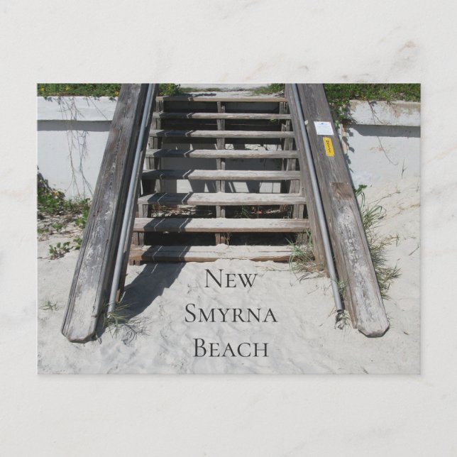 Steps to Beach, New Smyrna Beach, Florida Postcard (Front)