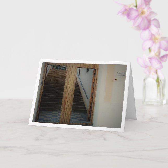 Steps to Real Monasterio De San Miguel De Lliria Card (Orchid)