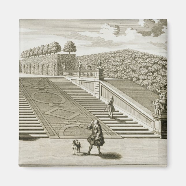 Steps to the garden terrace, Belvedere Palace, Vie Magnet (Front)