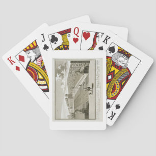 Steps to the garden terrace, Belvedere Palace, Vie Playing Cards